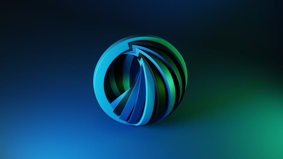 3D abstract sphere representing holistic services